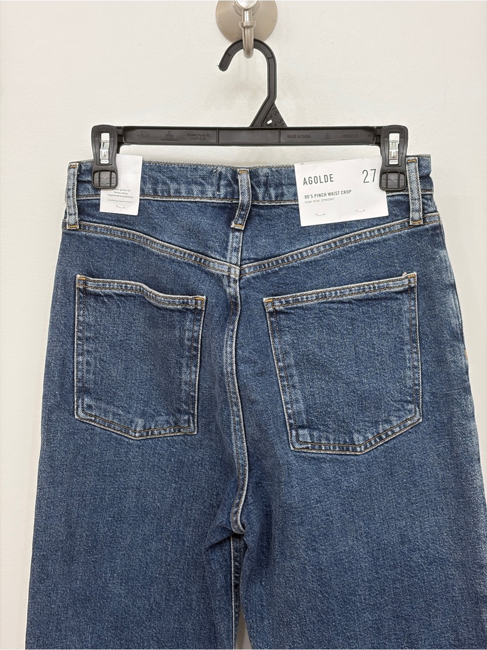 AGOLDE 90's Pinch Waist Crop Jeans in Solace size 27 high rise straight leg - Picture 5 of 12